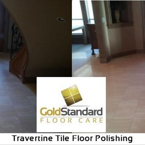 Gold Standard Floor Care offers Travertine cleanin