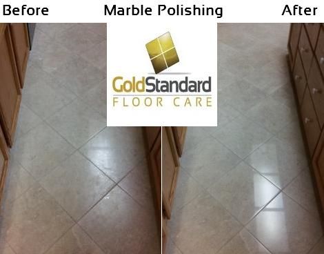 Marble floor cleaning, polishing, and sealing by G