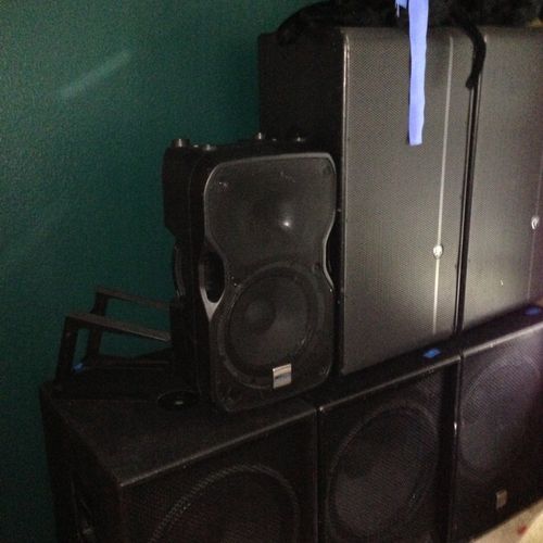 High quality powered and modular PA system.
