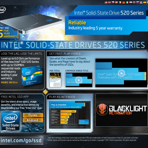WEBSITES: Intel's promotion of Solid State Drives 