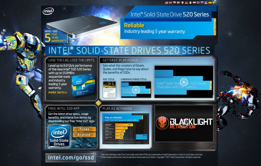 WEBSITES: Intel's promotion of Solid State Drives 