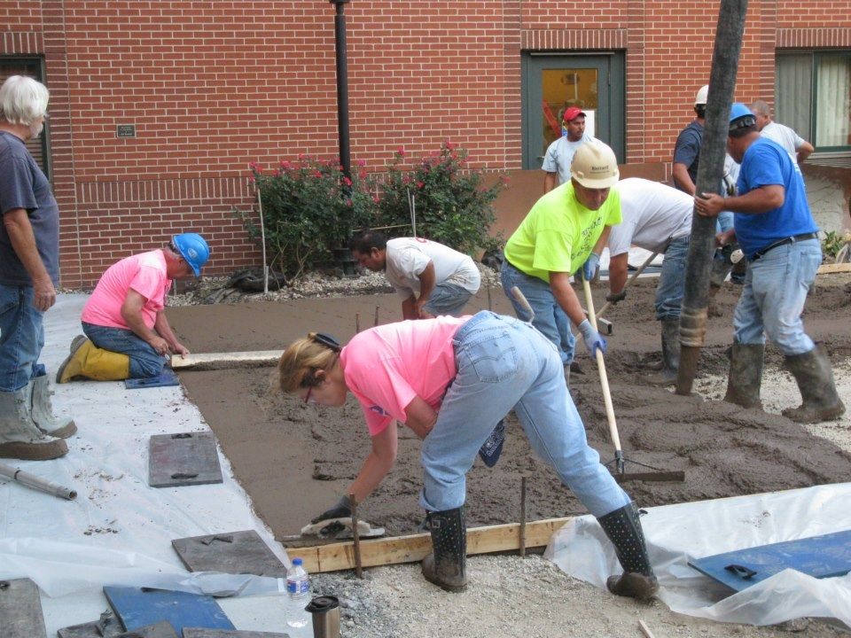 A concrete cares project done with Alise Martiny o