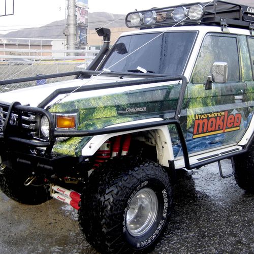Landcruiser emergency wrap, done in 34 hours from 