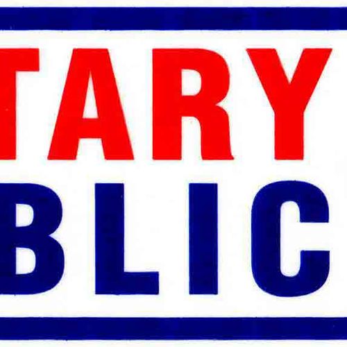 Notary Public in the State of California. We are o