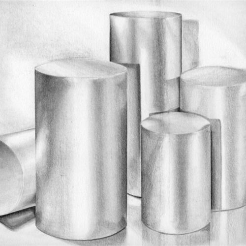 "Cylinders"
Rendered in Graphite