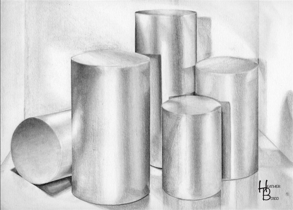 "Cylinders"
Rendered in Graphite