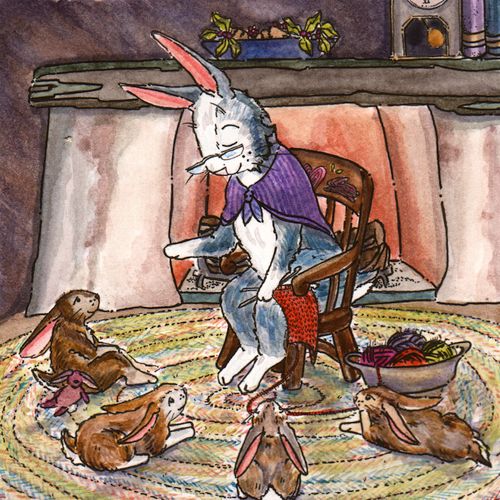 Rabbit Tails Â© Liz Cleaves Illustration