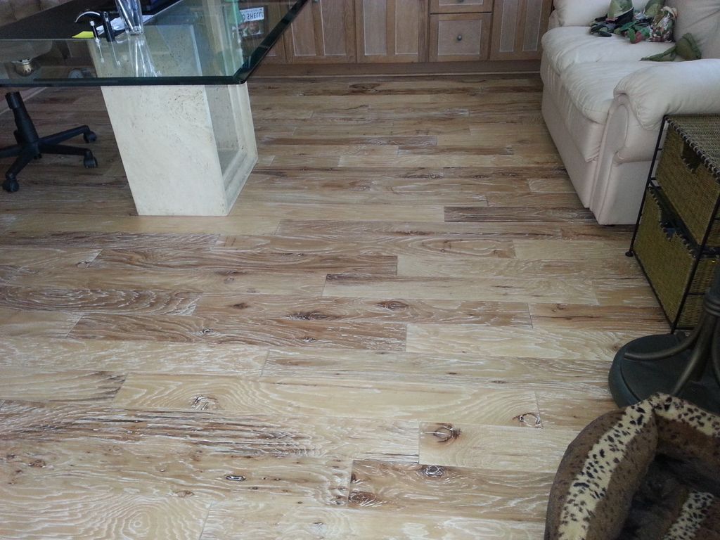 White wash oak 8 inch plank
