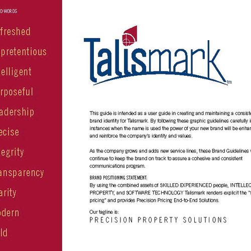 Brand Guide for Talismark