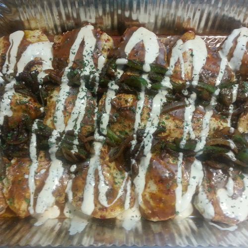 .WILKES FAMILY CATERERS  grilled chicken  BBQ crea