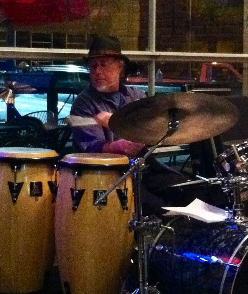 Jazz gig—playing w/ brushes