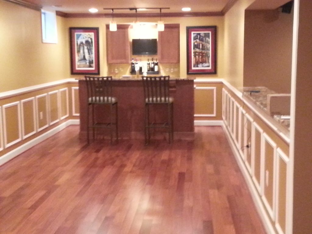 Finished basement in Alexandria, VA