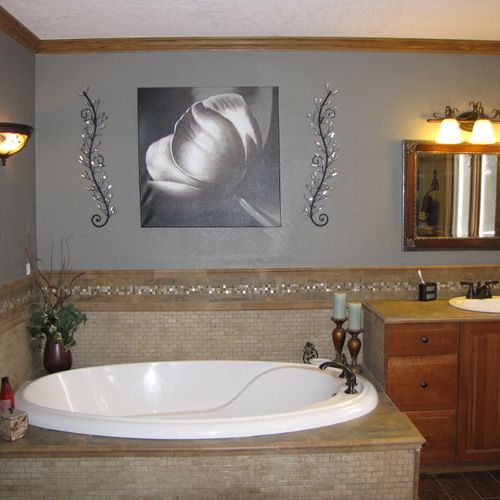 Interior Design:  Master Bath After!
