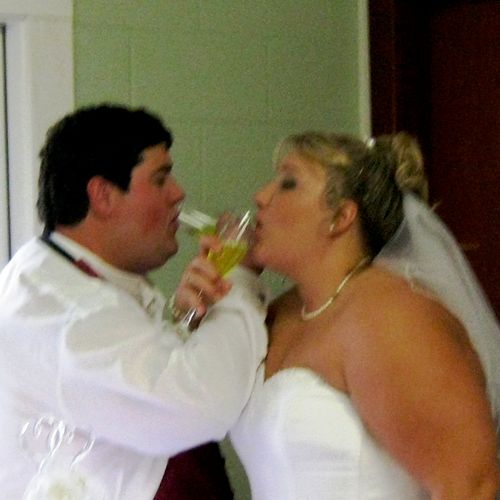 toast to the happy couple