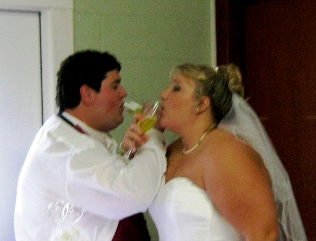 toast to the happy couple