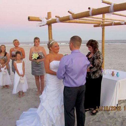 formal beach weddings