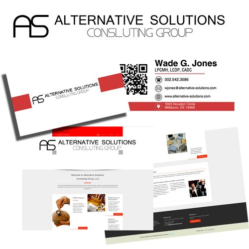 Alternative Solutions - Logo, business cards and w