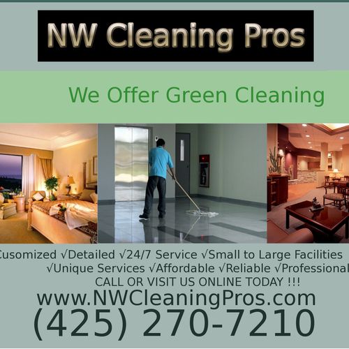 Janitorial Services you can rely on.