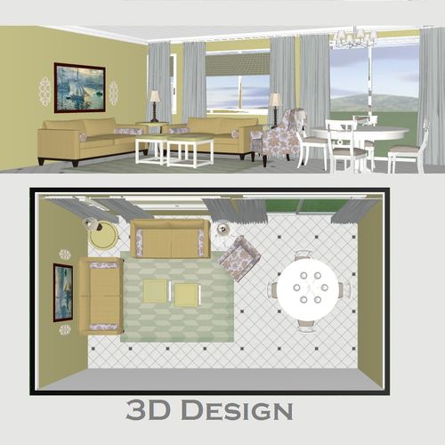 3D Design is a great way to visualize.