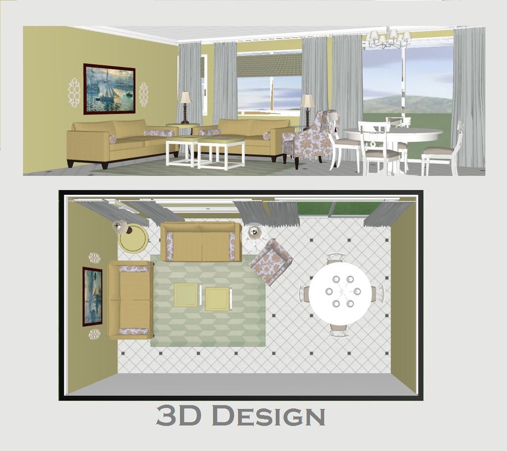 3D Design is a great way to visualize.