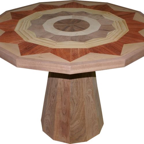 Coffee Table made of p to 12 different types of so