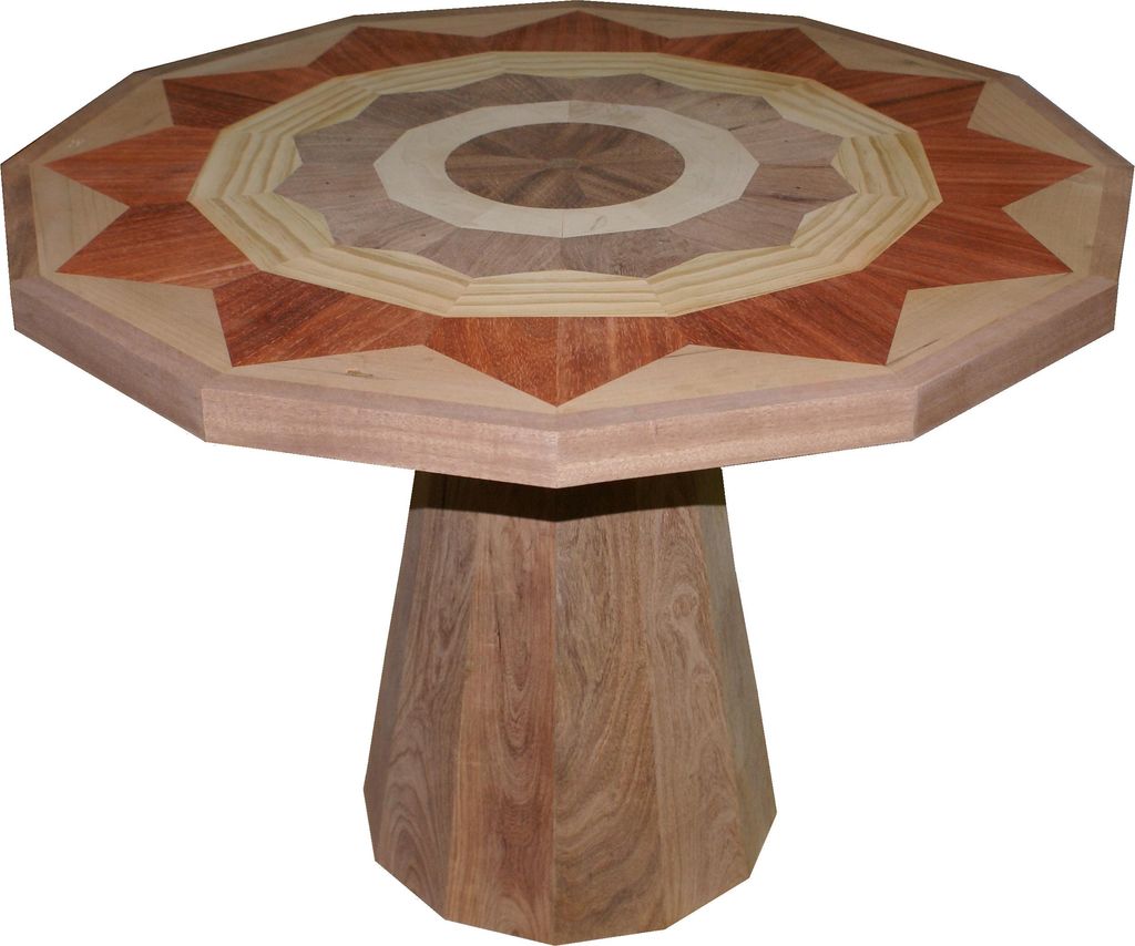 Coffee Table made of p to 12 different types of so