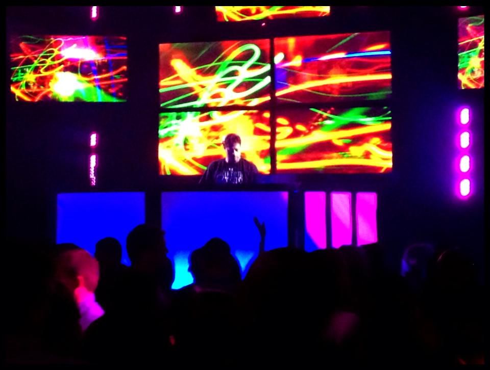 Spinning at The Groove nightclub at Universal City