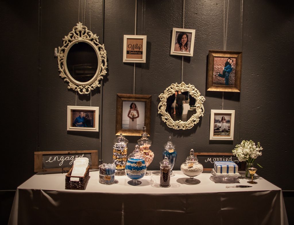 Farmhouse look Candy bar/reception table