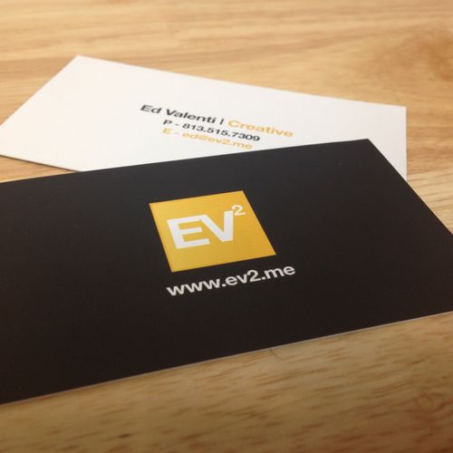 EV2 Agency Brand Identity - Our Business Cards