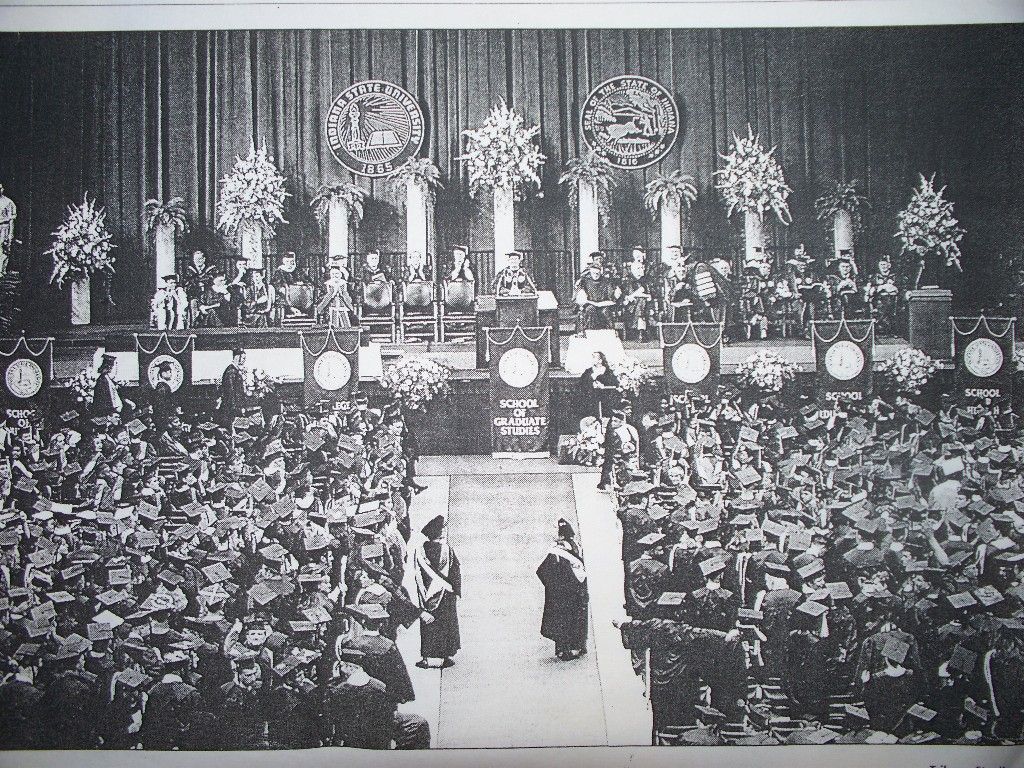 Indiana State University's Graduation ceremony dec