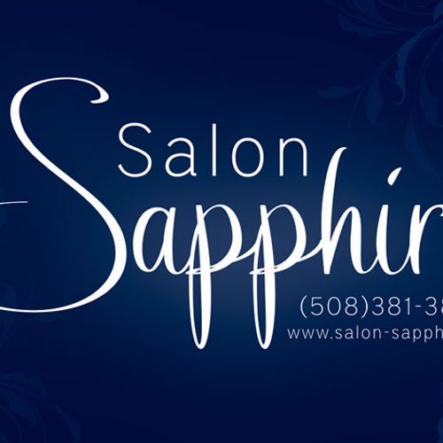 Salon Sapphire Logo and Website Design.  www.salon
