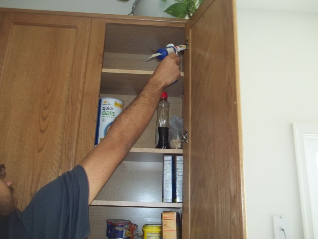 Baiting for roaches. We use only the best baits to