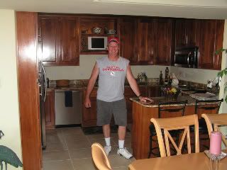 Dale Socha the owner posing in a kitchen he just f