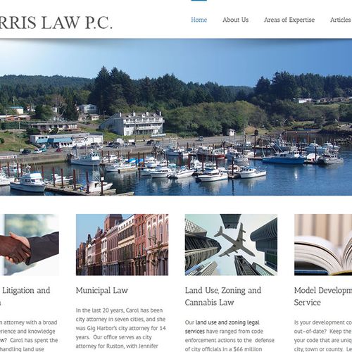 Carol Morris Law - Responsive Blog Website