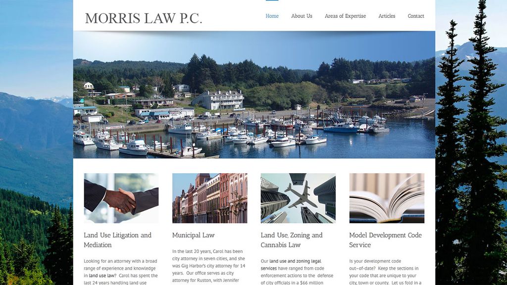 Carol Morris Law - Responsive Blog Website