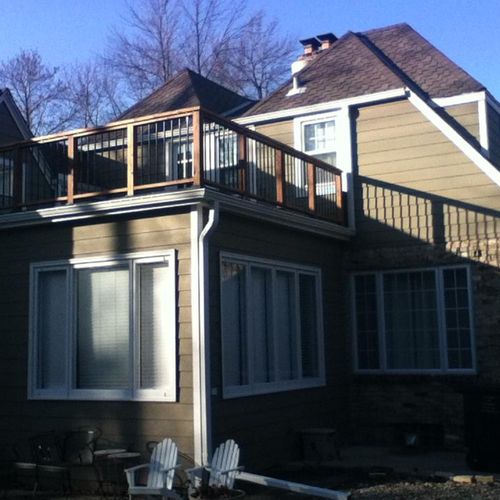SIDING, RAILING, AND PAINTING