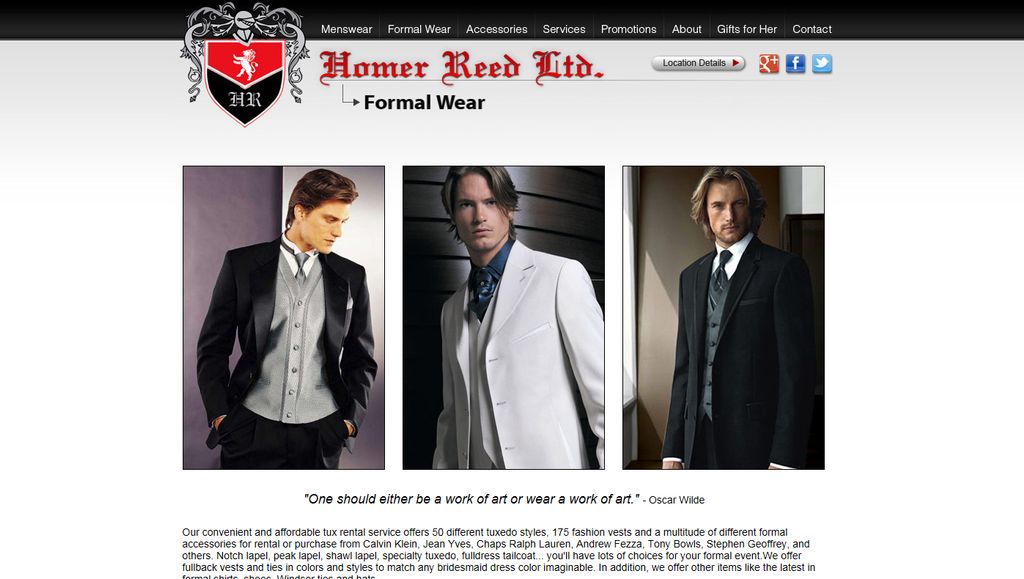 Homer Reed Clothing