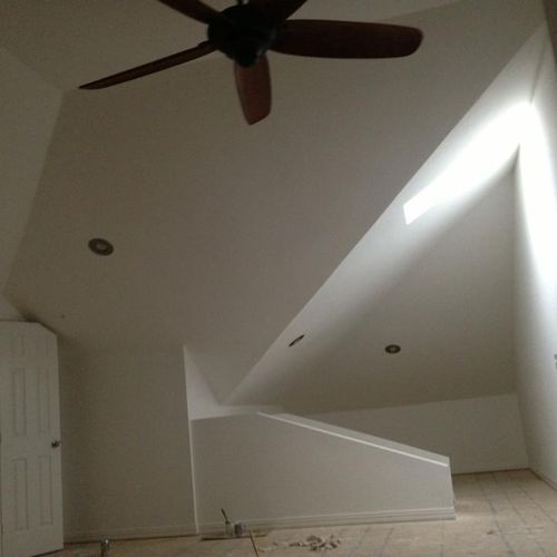 Completed attic remodel