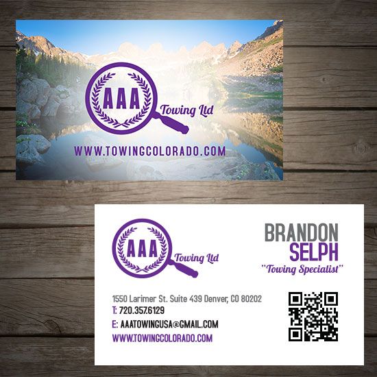Tow Company card design