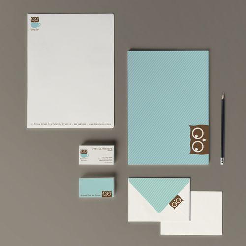 Brown Owl Stationary Suite