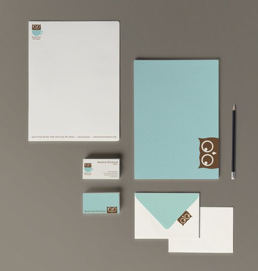 Brown Owl Stationary Suite