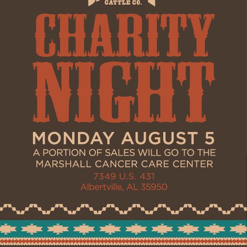 Santa Fe Charity Night Flyer