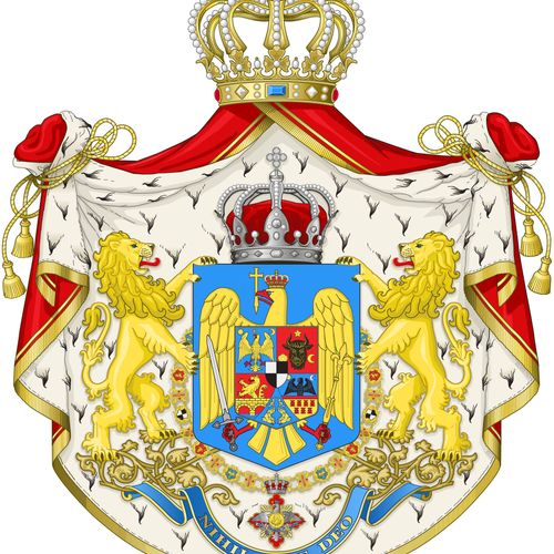 Vectorial Coat of Arms of Romanian Kingdom - Color