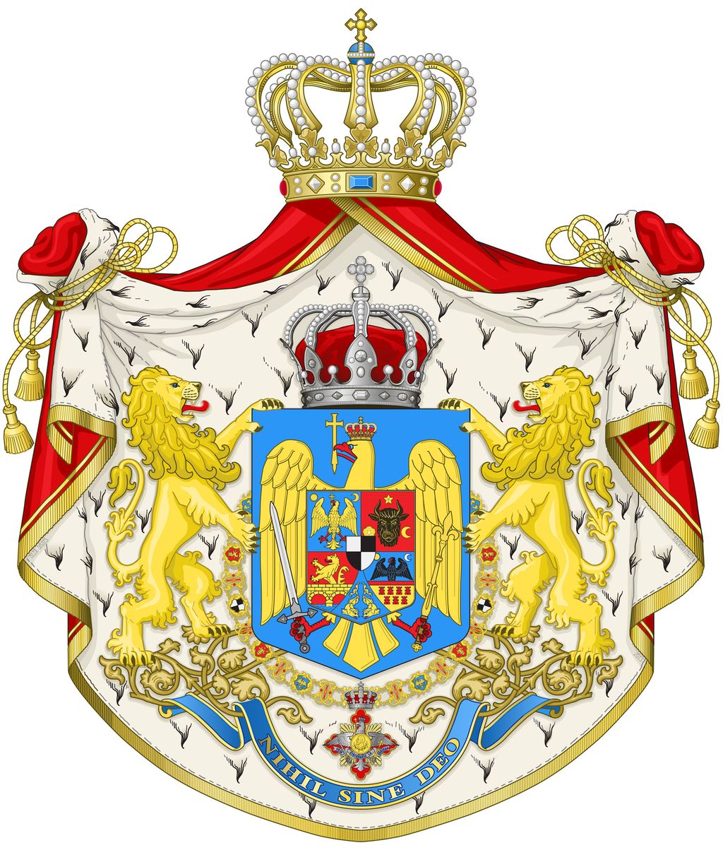 Vectorial Coat of Arms of Romanian Kingdom - Color