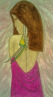 CUSTOMIZED DRAWING:
"CHOCTAW BREATH PRAYER"
MEDIUM