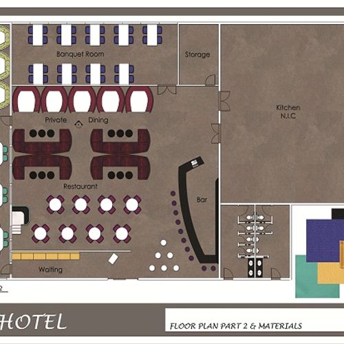 Ayres Hotel Project
Floor Plan Part 2 & Materials