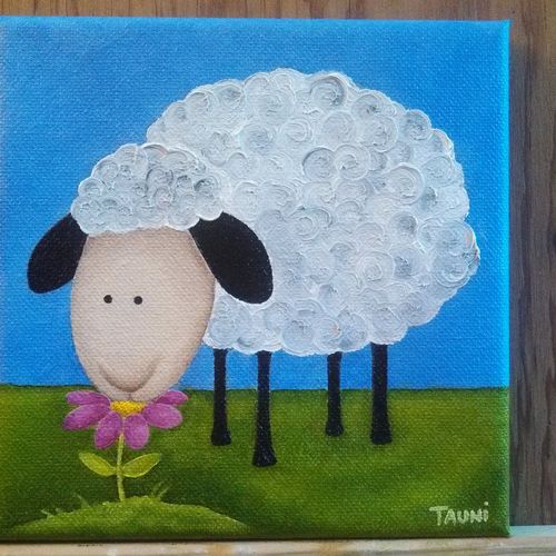 little lamb - oil on canvas
copyright 2014 Tauni F