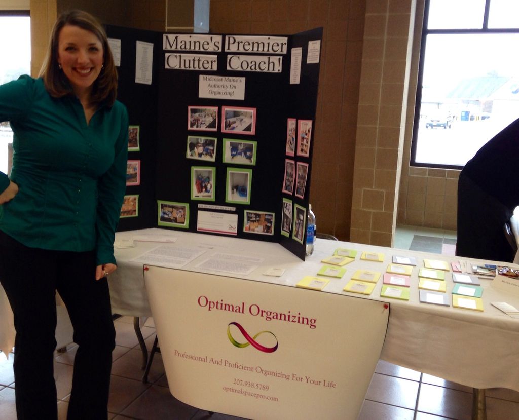 Booth at the Brunswick Senior Health Expo January 