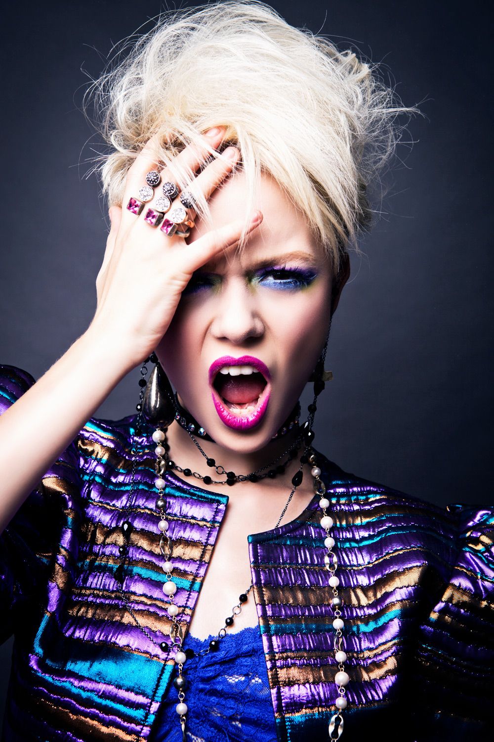 Viral Campaign. Style from the 1980s. Take an era 