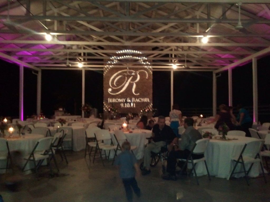Wedding Gobo and Lighting